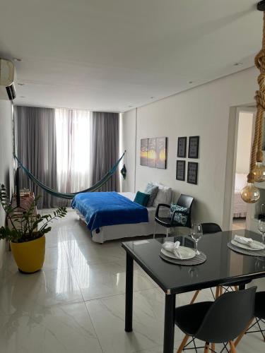 Et opholdsområde på Itapuã Beach