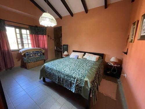 Postel nebo postele na pokoji v ubytování Cabaña Juanita en Achiras