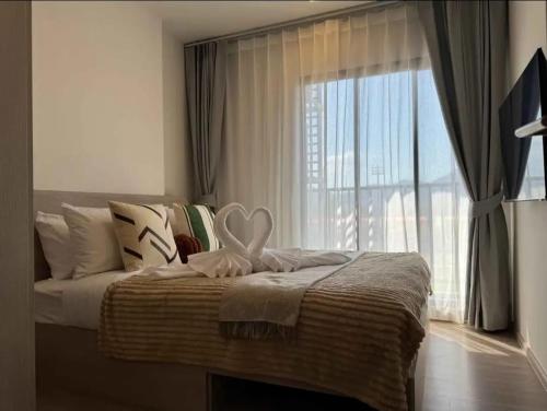 Ένα ή περισσότερα κρεβάτια σε δωμάτιο στο Work and Travel