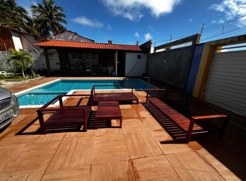 Πισίνα στο ή κοντά στο Casa Maresia Ponta da Asa