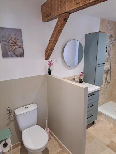 Et badeværelse på Maison style chalet