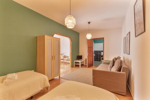 En eller flere senge i et værelse på Alojamientos Rurales La Montaña