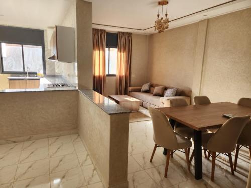 Η κουζίνα ή μικρή κουζίνα στο Appartement Aéroport Holiday