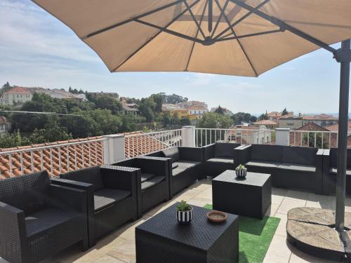 Μπαλκόνι ή βεράντα στο Blue Castle House