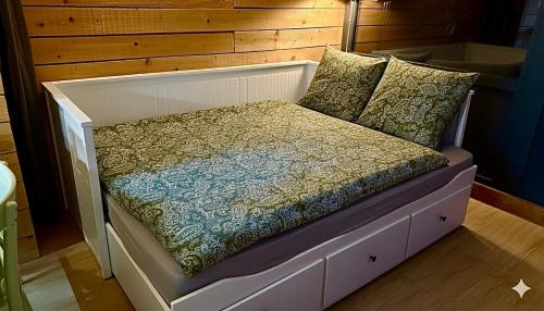 Postel nebo postele na pokoji v ubytování Studio Saint-Lary Soulan village