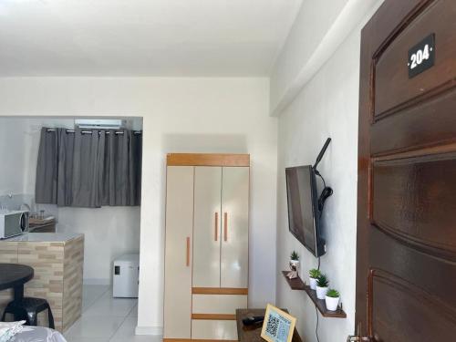 TV a/nebo společenská místnost v ubytování Espaço central!