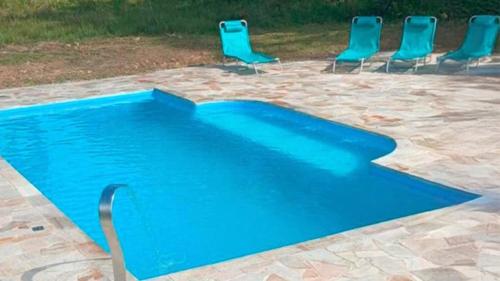 Πισίνα στο ή κοντά στο Casas de Campo com Piscina, Pesca - Mata Atlântica