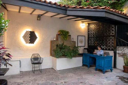 Χώρος καθιστικού στο Hotel MariaBonita San Miguel de Allende