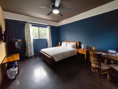 Un pat sau paturi într-o cameră la Casa Morada