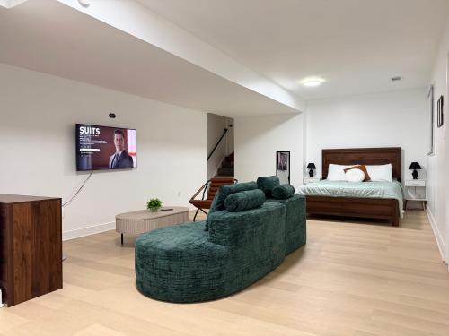 Χώρος καθιστικού στο Relaxing Getaway