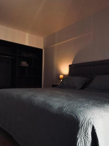 een slaapkamer met een groot bed in een kamer bij Antherina in San Luis