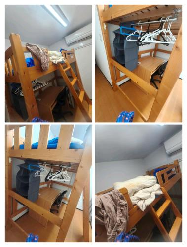 Μία ή περισσότερες κουκέτες σε δωμάτιο στο Rhiroko