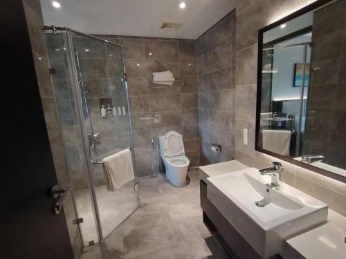 Et badeværelse på Shaphire