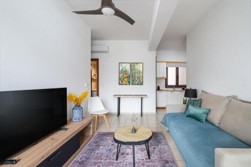 Μια τηλεόραση ή/και κέντρο ψυχαγωγίας στο Areti InCreteble Cretan Residences Collection