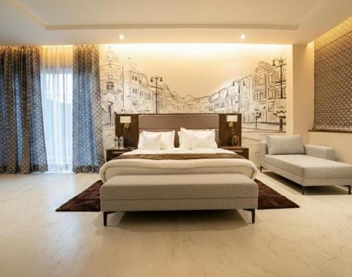 Ένα ή περισσότερα κρεβάτια σε δωμάτιο στο Lotus Vista