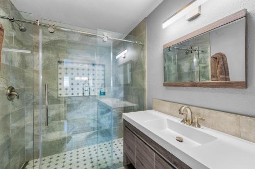 Koupelna v ubytování Aspen Bungalow