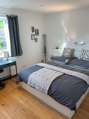 Postel nebo postele na pokoji v ubytování Central Hideaway