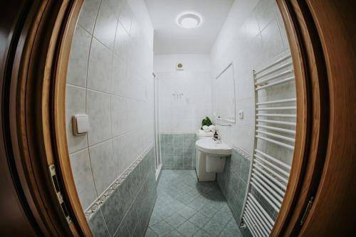 新伊钦乌兹沃努旅馆的带马桶和水槽的浴室