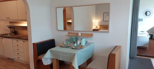 Η κουζίνα ή μικρή κουζίνα στο Abis Ferienwohnung Salzkammergut