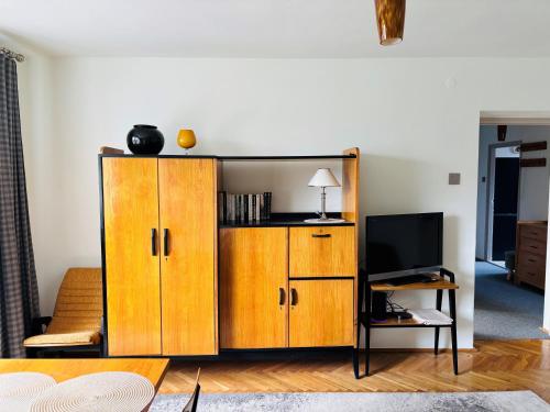 Η κουζίνα ή μικρή κουζίνα στο Sopot Molo Express