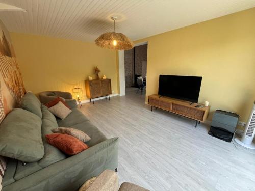 Μια τηλεόραση ή/και κέντρο ψυχαγωγίας στο Maison de Rêve avec Piscine