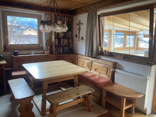 Χώρος καθιστικού στο Ferienwohnung in Imst