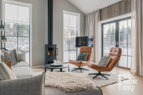 TV/trung tâm giải trí tại The Black Bear Lodge