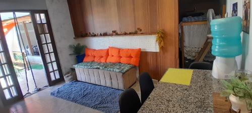 Гостиная зона в Fagundes Hostel 2 Itaipuaçu