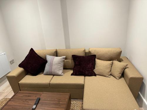 Et opholdsområde på The EcoStay Apartment