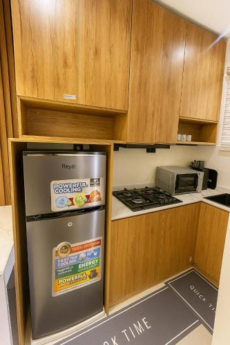 Η κουζίνα ή μικρή κουζίνα στο Wells 1 One Bedroom Apartment