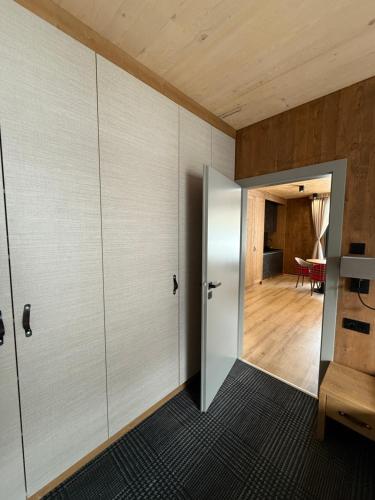 Ένα ή περισσότερα κρεβάτια σε δωμάτιο στο Apartmán Forest, Tatranská Štrba