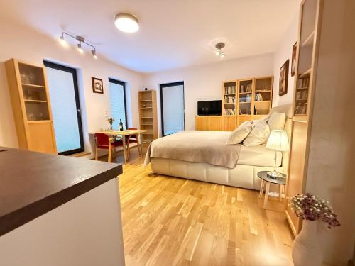 Χώρος καθιστικού στο Apartmán Rotterovka -Ski Resort Herlíkovice & Bubákov