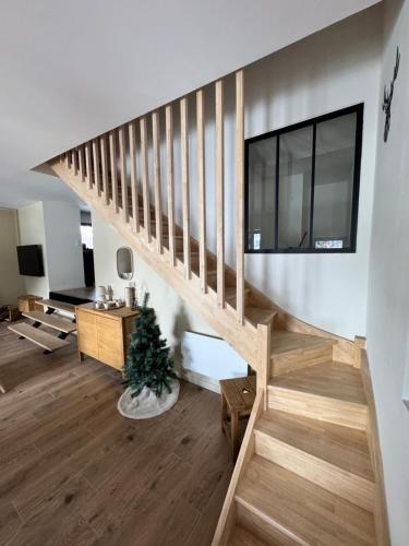 Telewizja i/lub zestaw kina domowego w obiekcie Les Écrins d'or - Maison Les Deux Alpes