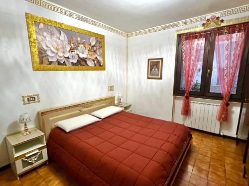 Ένα ή περισσότερα κρεβάτια σε δωμάτιο στο Al glicine