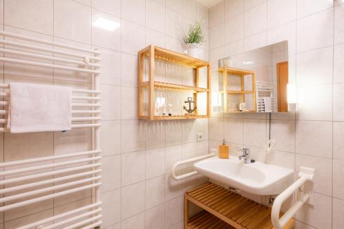 Koupelna v ubytování Ferienwohnungen Kienast