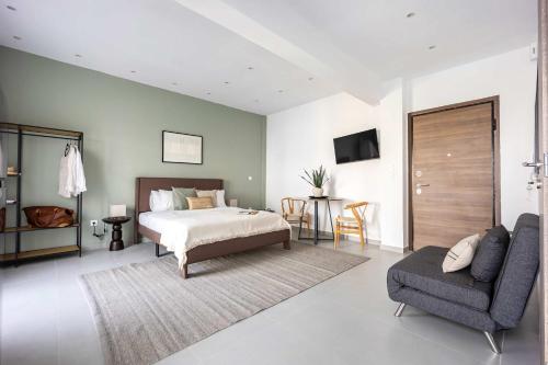 Stylish Studio Pangrati l Balcony l No Elevator