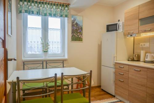 Kuchyň nebo kuchyňský kout v ubytování Vila Belianka