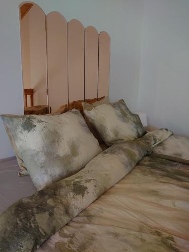 Postel nebo postele na pokoji v ubytování Holidayhome TahkonTintinlenkki