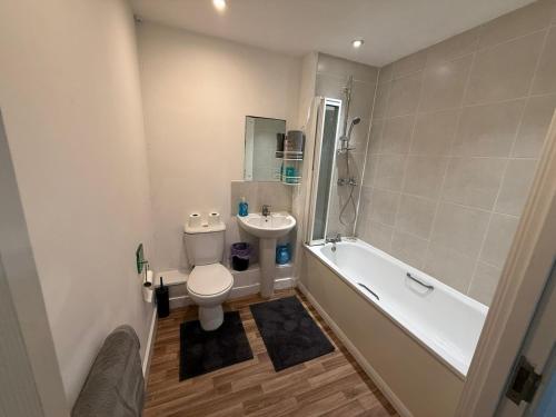 Koupelna v ubytování 2 bedrooms flat