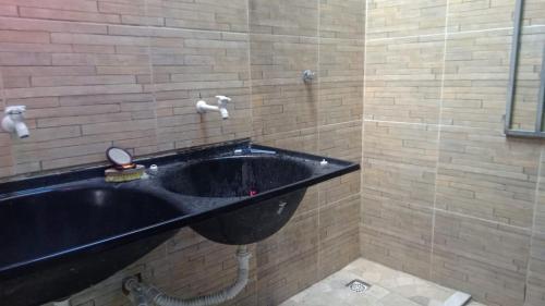 Et badeværelse på Casa temporada