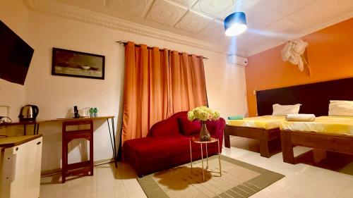 Ένα ή περισσότερα κρεβάτια σε δωμάτιο στο Jade guest House