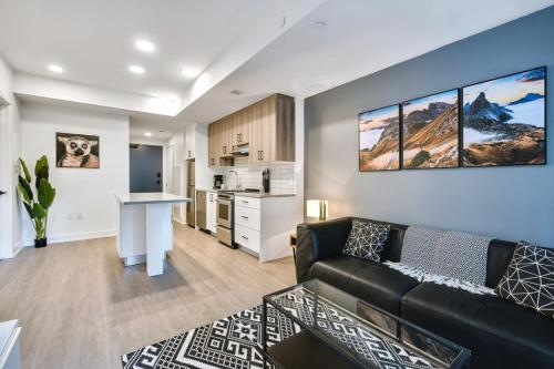 Kuchyň nebo kuchyňský kout v ubytování The Lennox - Corporate 1 Bedroom Rental in Ottawa 502