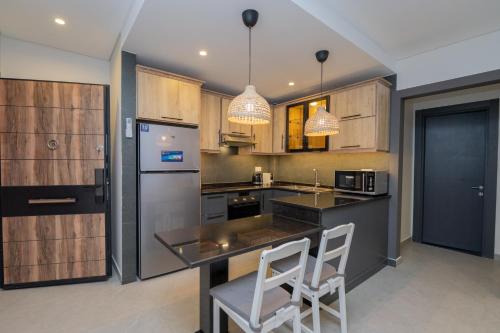 Dapur atau dapur kecil di Maria Suites 2