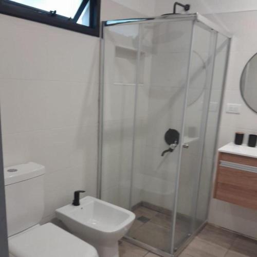 Koupelna v ubytování Entre Mareas