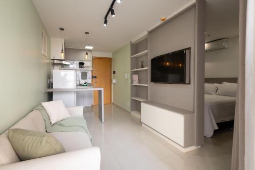 Køkken eller tekøkken på Complexo DF PLAZA Shopping - Stay in Brasilia's best complex