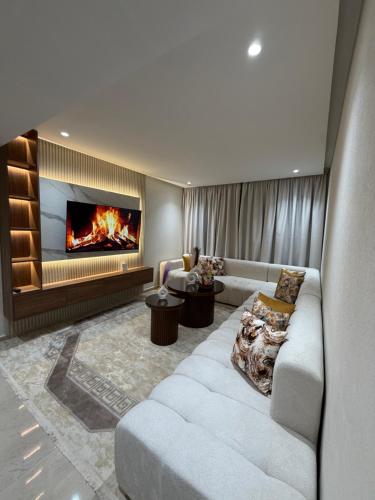 Posezení v ubytování Apartment City Center Hilton Tanger