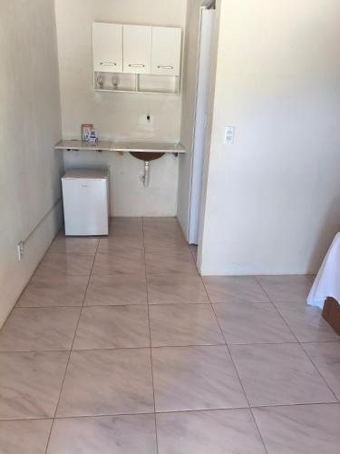 Køkken eller tekøkken på Refúgio do córrego