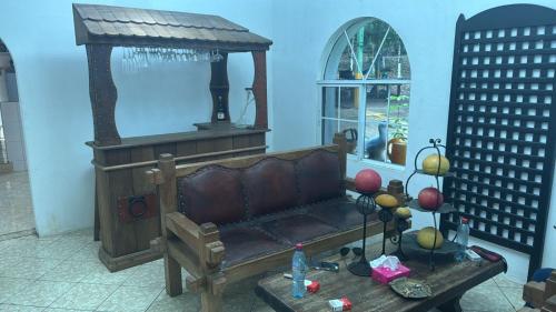 Χώρος καθιστικού στο Eco Paxcaman