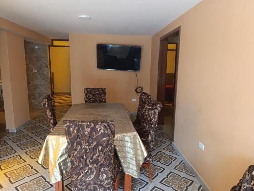 TV a/nebo společenská místnost v ubytování Miravalle Apartment