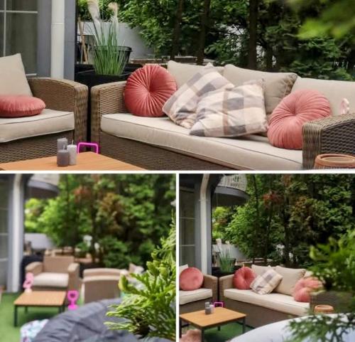 Posezení v ubytování Ház a Tónál Villa Apartman